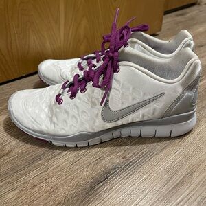 Women's Nike Athletic Shoes with Purple Accents